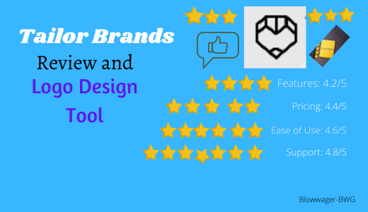 Tailor Brands Review And Logo Design Tool - Blowwager